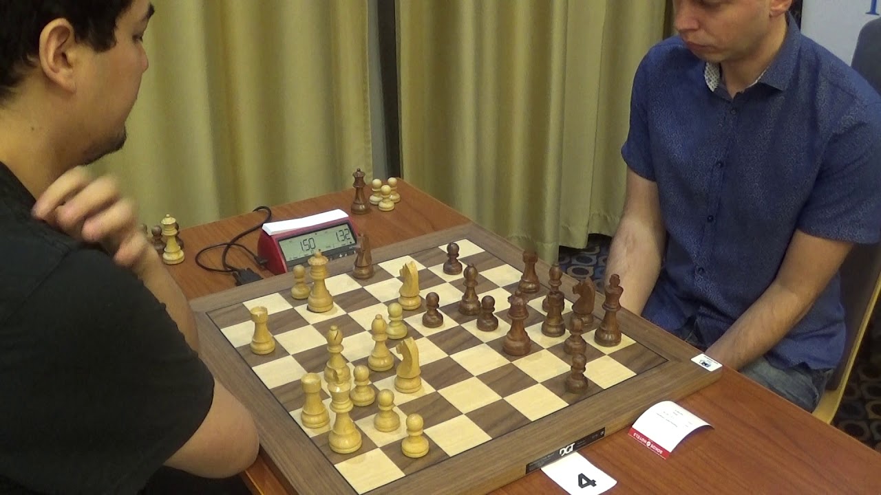 GM Alexandr Fier - Kukk Sander, King's Indian defense, Blitz chess 