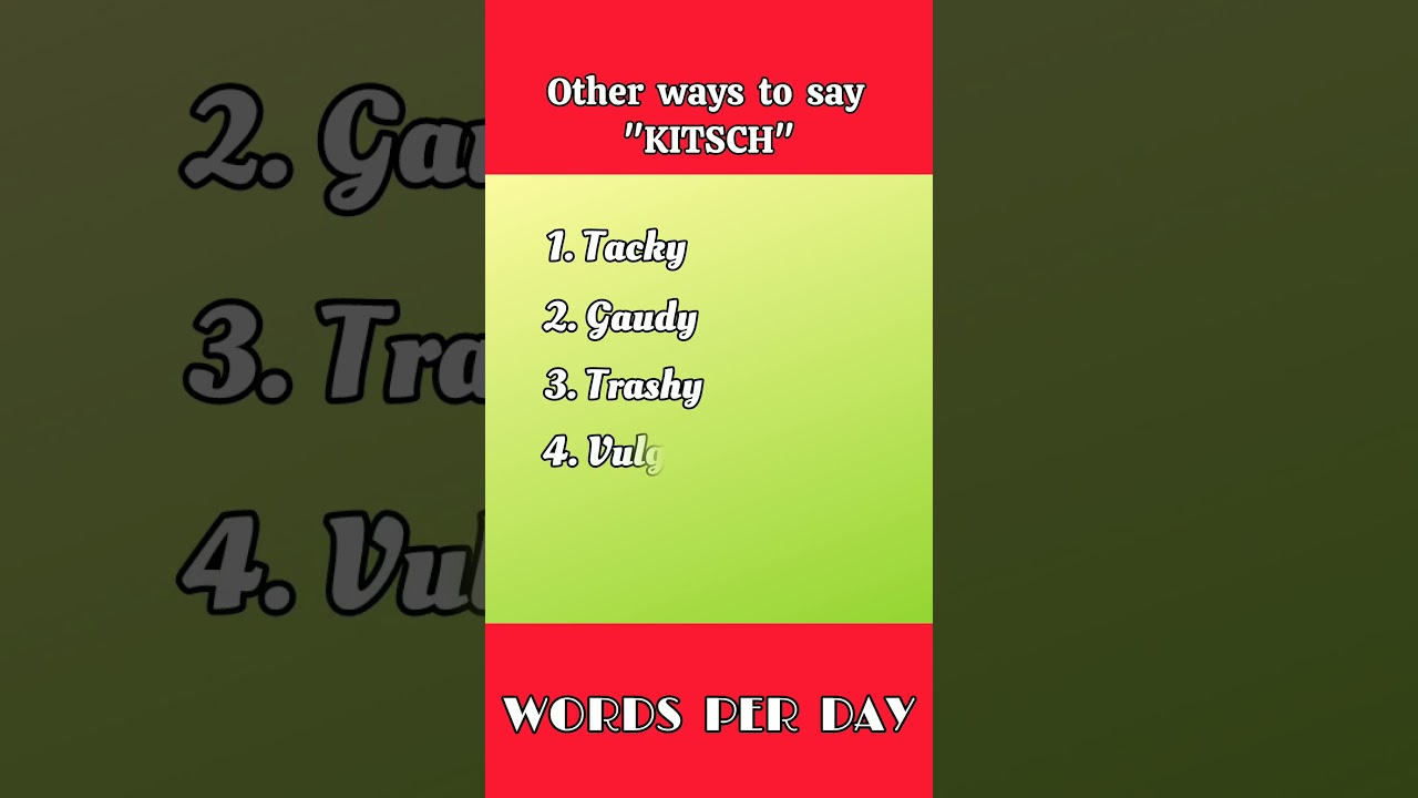 Ways to say 