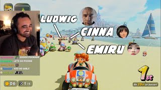 Can Squeex beat 20 other Streamers in Mario Kart World Knockout? (Ludwig, Cinna, Emiru and more)