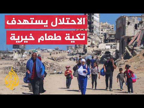مراسل الجزيرة: الاحتلال الإسرائيلي يستهدف خيام النازحين ويلاحقهم بالمسيرات