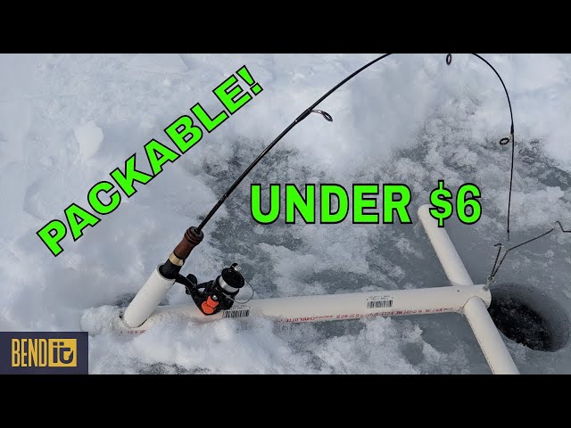 Packable Design DIY Automatic Ice Fishing Hook Setter for Under $6