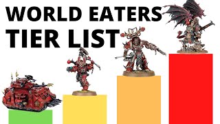 World Eaters Unit Tier List in Warhammer 40K 10th Edition - Strongest + Weakest Datasheets