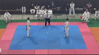 Final primeiro campeonato Mineiro Karatê JKA 2023 - kumite -