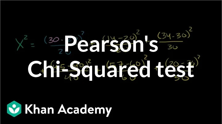 Pearson's chi square test (goodness of fit) | Probability and Statistics | Khan Academy