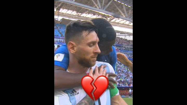Als Messi's hart gebroken is 💔