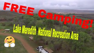 Lake Meredith National Recreation Area lower Plum Creek Campground: RV living