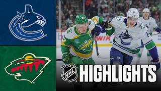 Canucks Vs. Wild Nhl Highlights April 02, 2026