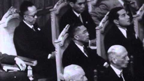 Opening Staten-Generaal minster-president Beel (1947)