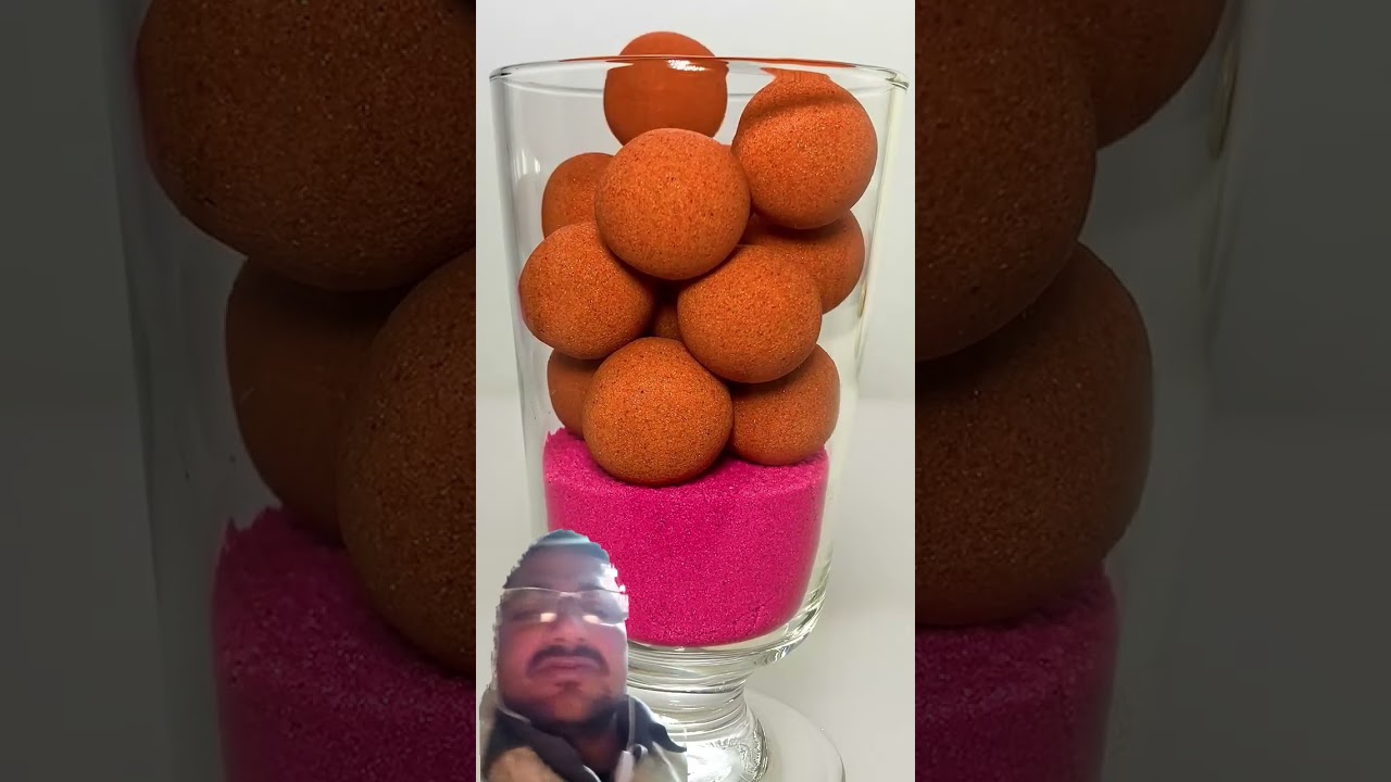 Satisfying,Relaxing Kinetic Sand,ASMR,drop and squish,13