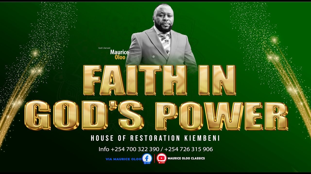 FAITH IN GOD'S POWER