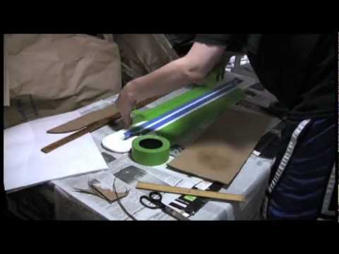 Churchill Manufacturing: Portal-Inspired Longboard Paint Job