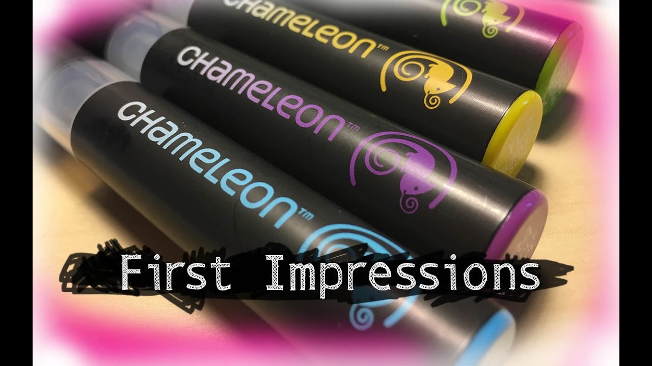 First Impressions! Chameleon Markers YouTube