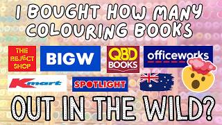 I bought HOW MANY colouring books out in the wild My 'local' colouring book collection!