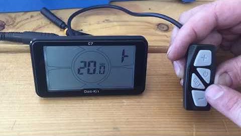 Magnum Bikes Das-Kit C7 display settings tutorial