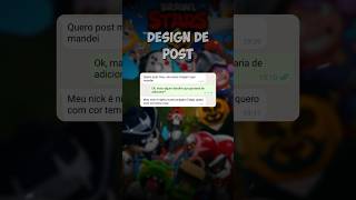 DESIGN DIGITAL DE POST ROSTER E-SPORTS BRAWL STARS COM PERSONAGEM EDGAR #brawlstars #brawlstarsgame