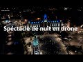 Vidéo d’un spectacle de nuit avec vues aériennes par drone, Evreux Normandie