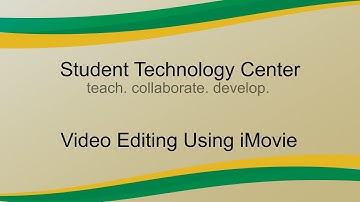 Preview "Movie Editing Using iMovie" Workshop