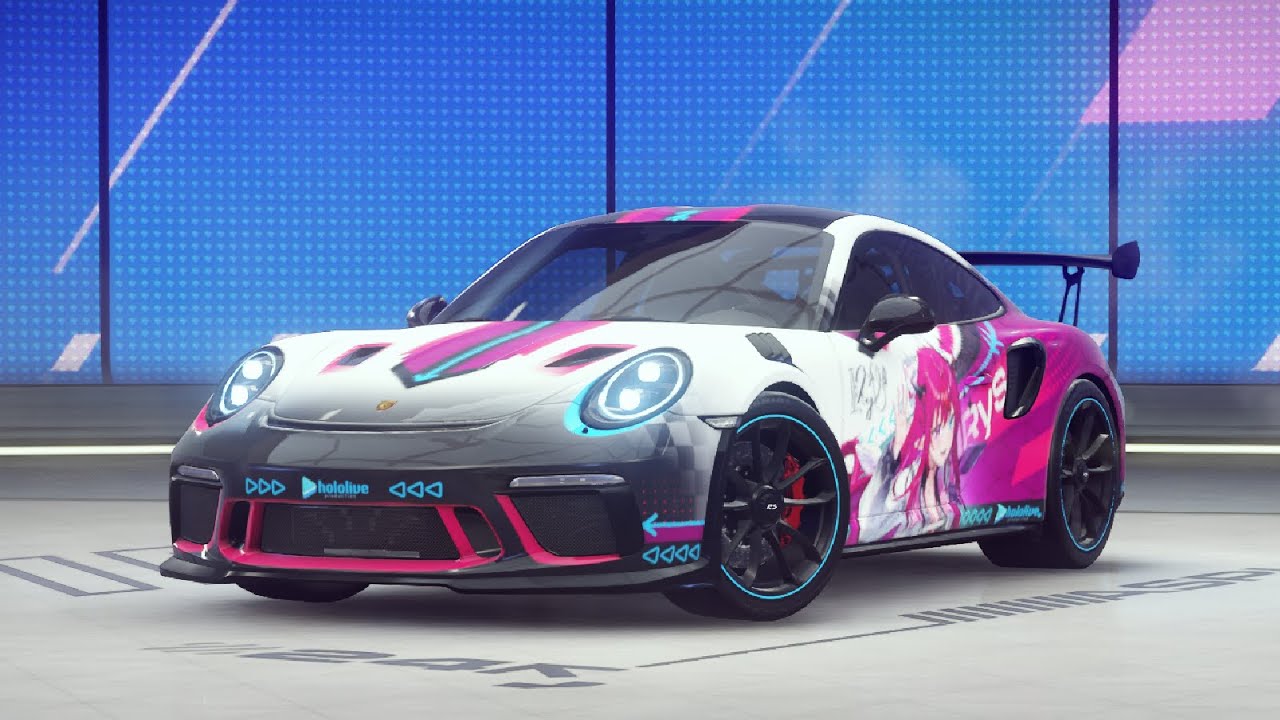 hololive x Asphalt Legends Collaboration - Porsche 911 GT3 RS