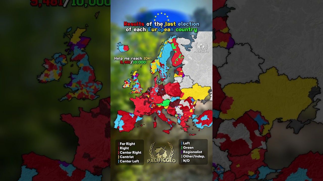 🗳️ Results of the last election of each European country 🇪🇺 
