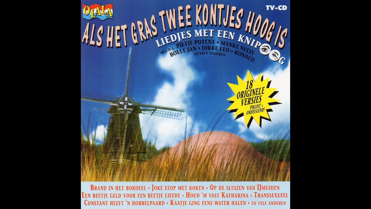 VARIOUS - ALS HET GRAS TWEE KONTJES HOOG IS LIEDJES MET EEN KNIPOOG