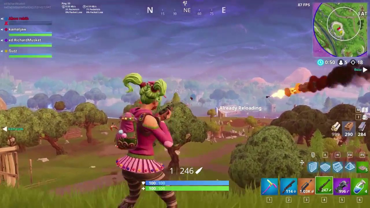 high kill squad game #2 - Basi(Fortnite Battle Royale) - YouTube