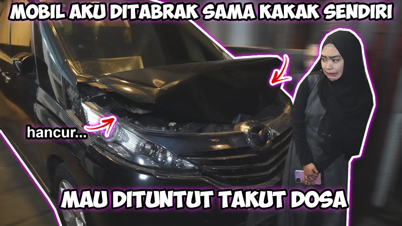 MOBIL AKU DITABRAK DI TOL SAMA KAKAK SENDIRI. wkwk