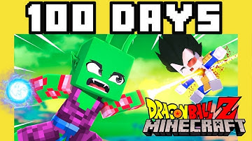 100 Days in Dragon Ball Z Minecraft As Piccolo - Dragon Block