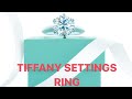 TIFFANY SETTINGS RING ТИФФАНИ ПОМОЛВОЧНОЕ КОЛЬЦО