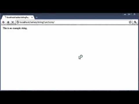 Beginner PHP Tutorial   37   String Functions Part 4