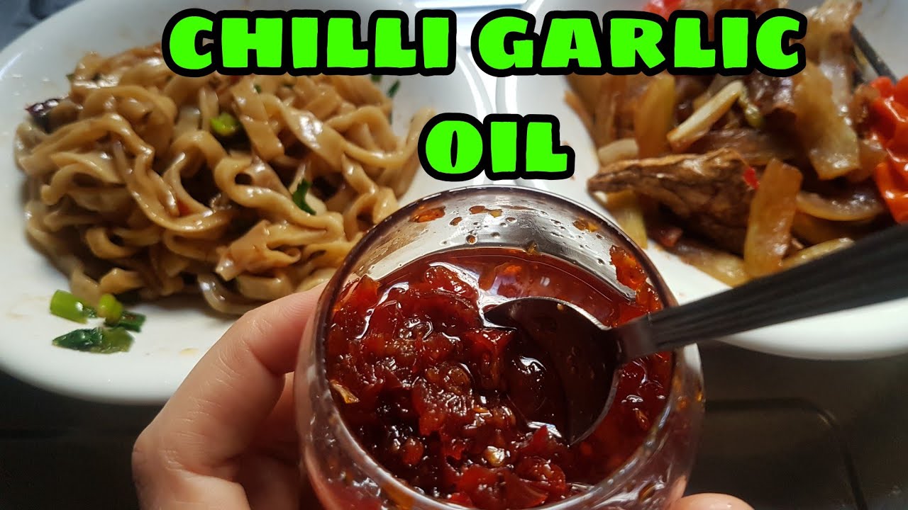 HOW TO MAKE CHILLI GARLIC OIL SAUCE YouTube