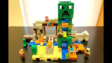 レゴ マインクラフト メサ 巨大クリーパー像の鉱山 Lego Minecraft The Creeper Mine Mp3