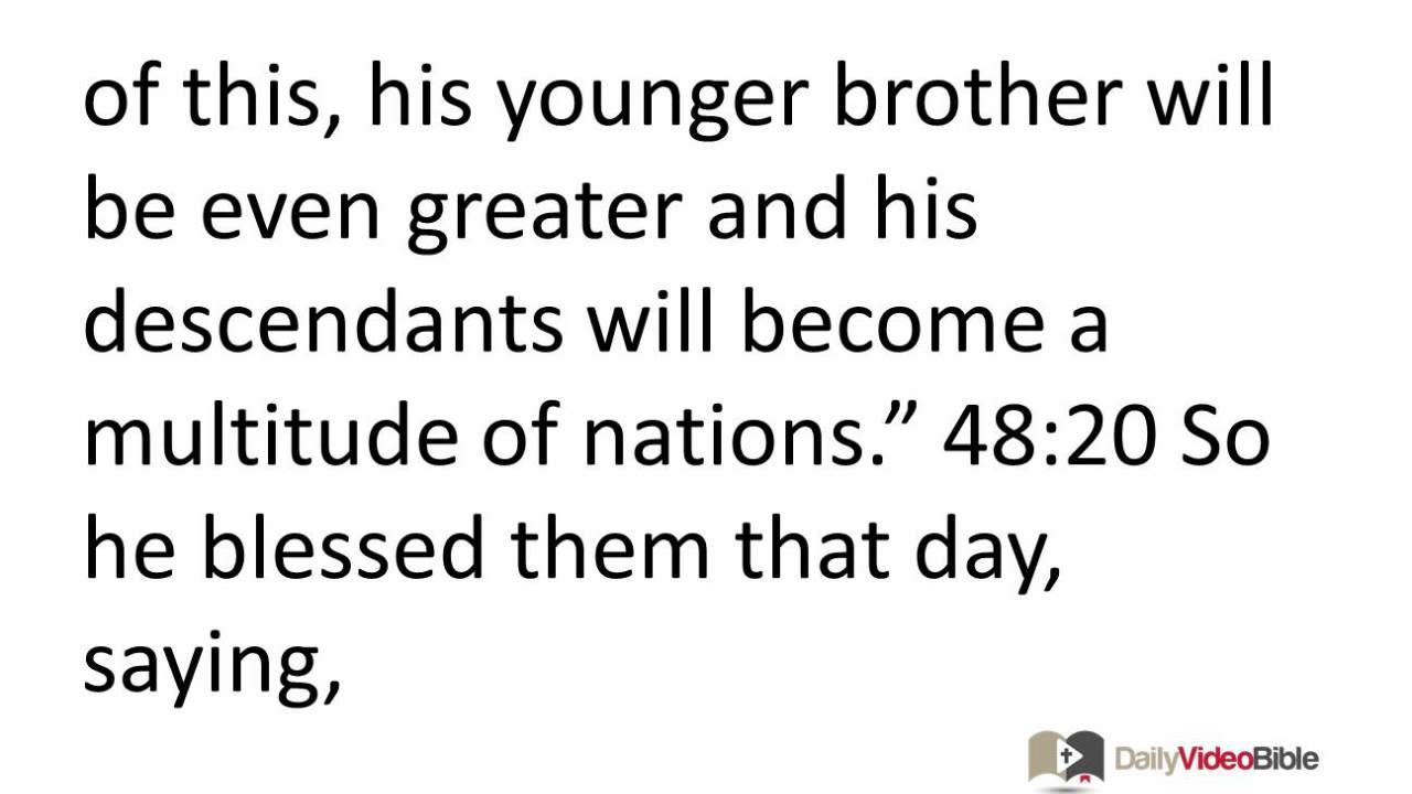 January 28 Genesis 48 And 49 Old Testament For The Daily Video Bible january-28-genesis-48-and-49-old-testament-for-the-daily-video-bible