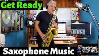 Video-Miniaturansicht von „Get Ready - Sax Cover - Saxophone Music with Custom Backing Track“