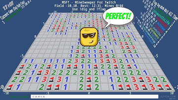 Sub-20 Perfect Flagless Solo Win - MineSweeper For Twitch (MSFT) - Spark Edition