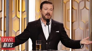 Ricky Gervais to Hollywood at Golden Globes: F*** Off | THR News