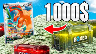 ربحت 1000 دولار في جلسة واحدة فقط من خلال فتح بطاقات بوكيمون على موقع BOXED.GG screenshot 4