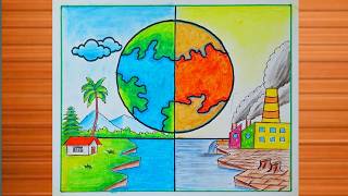 Information World Environment Day Poster Drawing / Save Environment Save Nature Drawing News