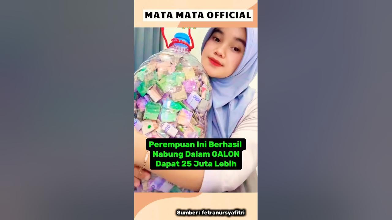 Perempuan Ini Berhasil Nabung Dalam GALON Dapat 25 Juta #shorts #trendingshorts #youtubeshorts Perempuan Ini Berhasil Nabung Dalam GALON Dapat 25 Juta #shorts #trendingshorts #youtubeshorts