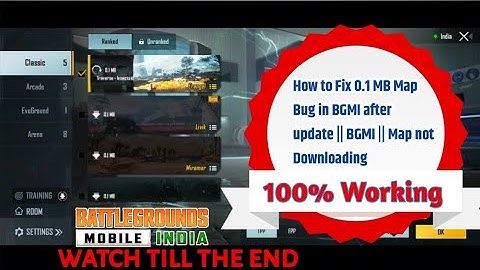 🤩Bettleground Mobile India Maps Not Downloading Problem Solved  | BGMI 0.1 MB ERROR PROBLEM SOLUTION