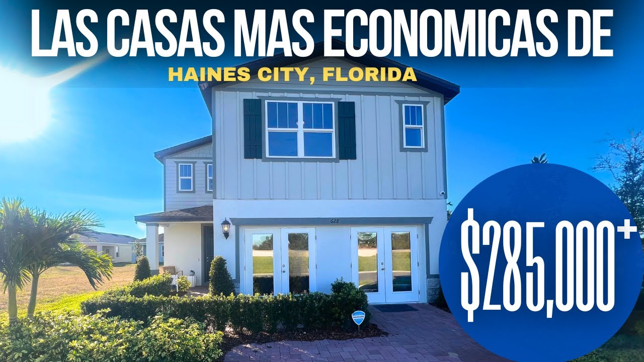 Casas del 2025 completamente NUEVAS Y ECONOMICAS 🤑 Precios de preventa en master-COMMUNITY en FL 🤩🏝️