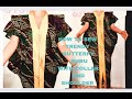 How to sew a butterfly  bubu with pleated shoulder and collar