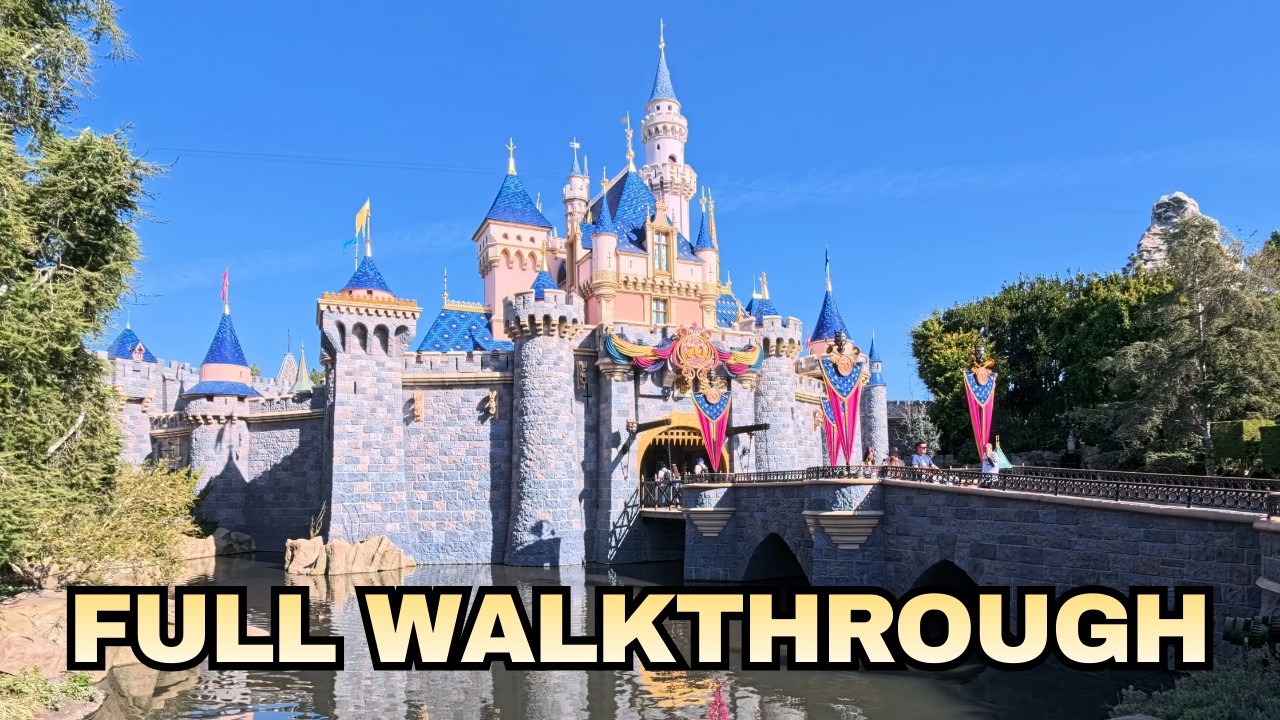 Disneyland Park Full Walkthrough January 2026 4K | Every Land