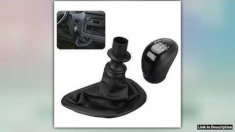 6 Speed Car Gear Shift Knob With Gaitor Boot Cover For Mercedes W639 VITO 200310 Manual Gear Shift