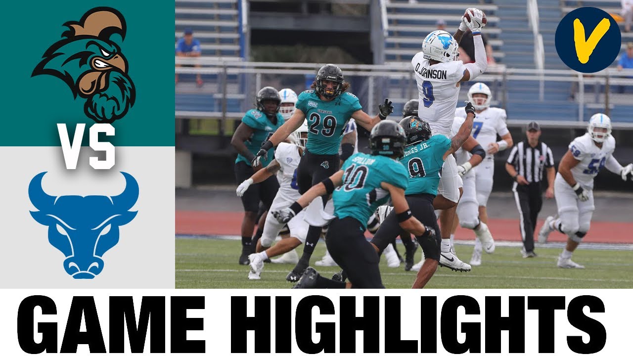16 Coastal Carolina vs Buffalo Week 3 2021 College Football YouTube