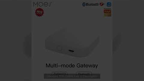 MOES Multi-mode Smart Gateway ZigBee WiFi Bluetooth Mesh Hub Work with Tuya Smart App Voice Control