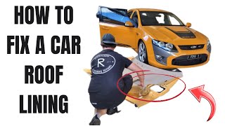 How To RECOVER a Car Roof Lining | BEST METHODS LEAKED 🤯 by Reece's Auto Headlining Repairs 1,658 views 11 months ago 20 minutes