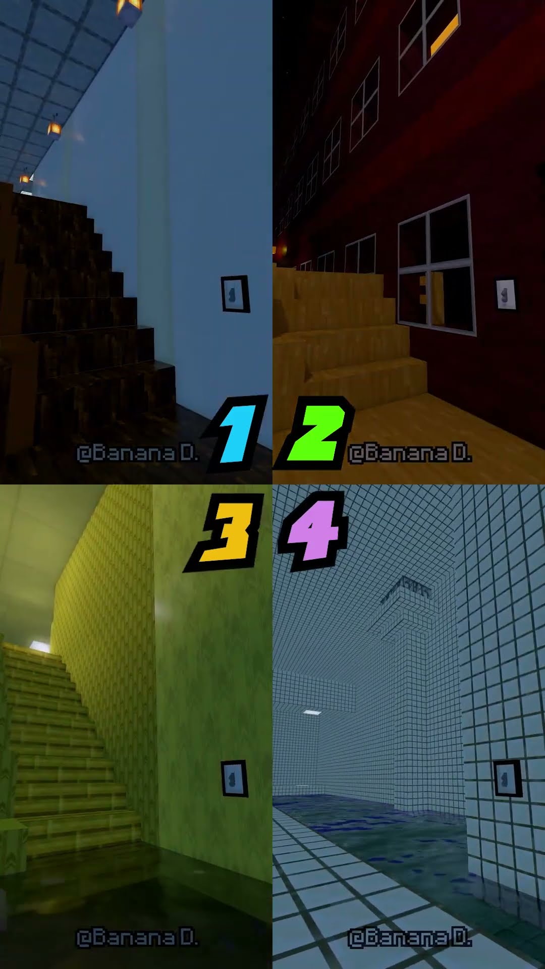 Minecraft Turn off the light in backroom at 3am Level 1234
