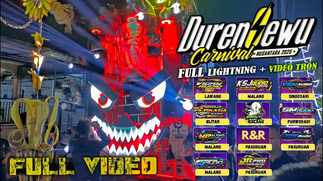 Karnaval DURENSEWU PANDAAN PASURUAN Perdana FULL 12 SUB Menyala SODARA