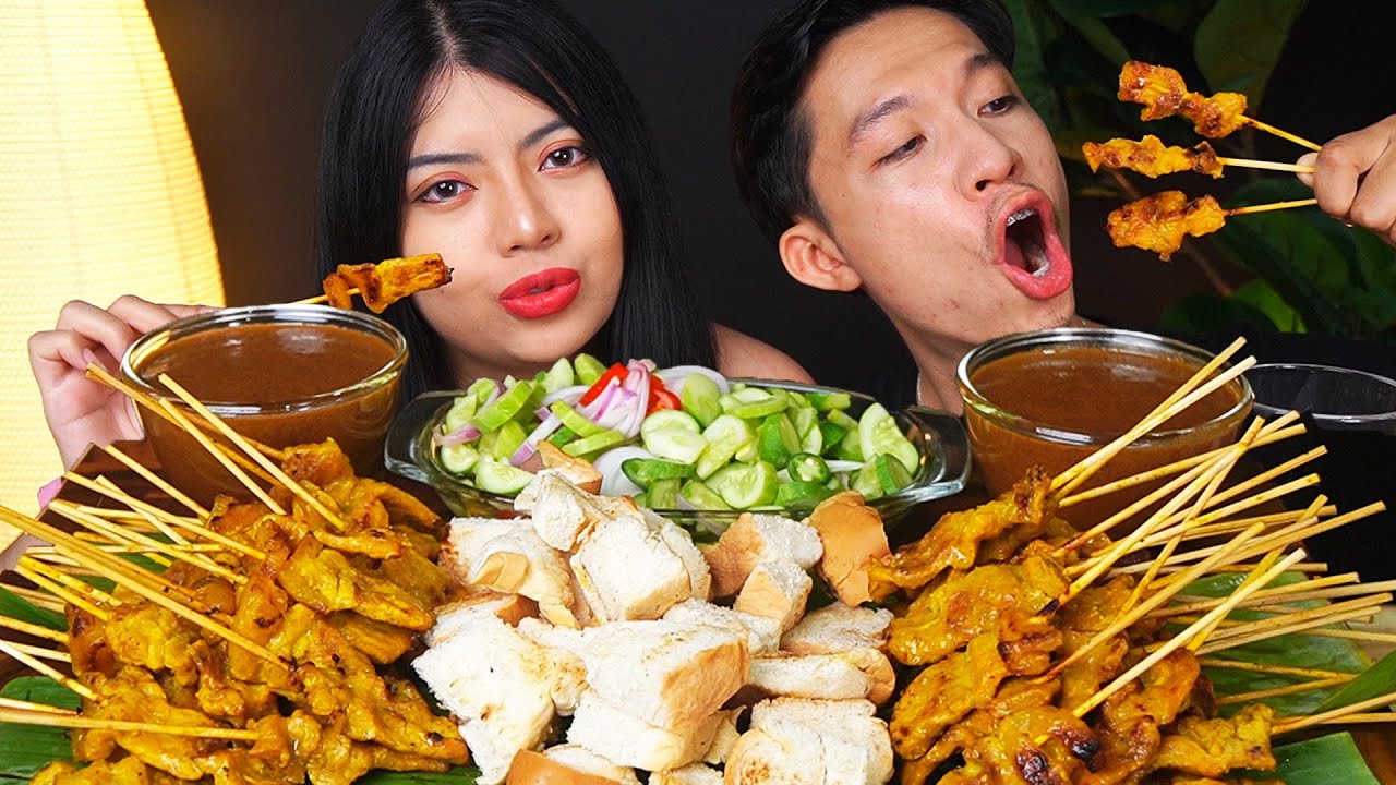 กินหมูสะเต๊ะ น้ำจิ้มถั่วสูตรเข้มข้น : ชิบะคุก Shiba Cook