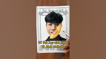 Vẽ Đạt học sinh lớp 8 bị đánh chết não đã tử vong #art #vetranh #shorts #drawing